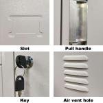 STEEL LOCKER 1 DOOR longitudinal