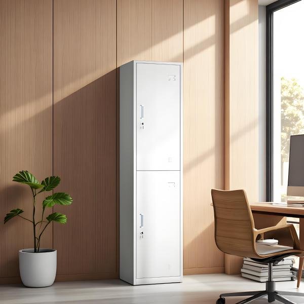 STEEL LOCKER 2 DOOR longitudinal