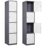 STEEL LOCKER 4 DOOR longitudinal