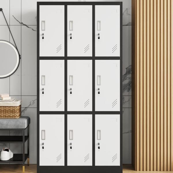 STEEL LOCKER 9 DOOR