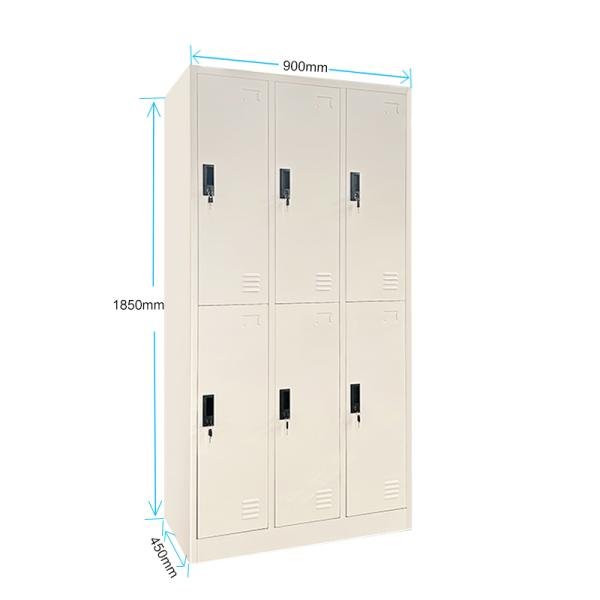 STEEL LOCKER 6 DOOR